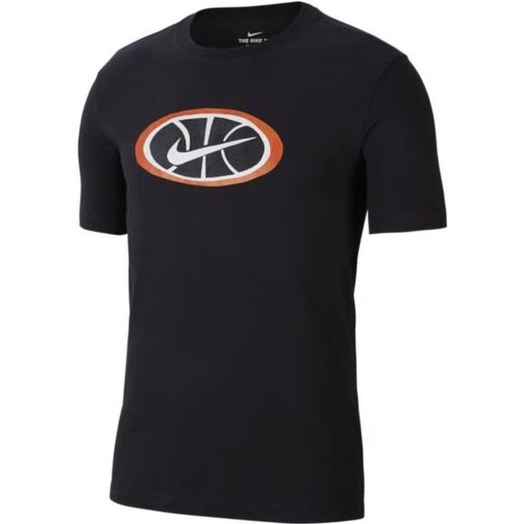 Nike Mens Basketball Tee M Black Dri-Fit Logo OG Sportswear T-Shirt Streetwear - Picture 1 of 6
